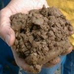 Dirty material BEFORE wash