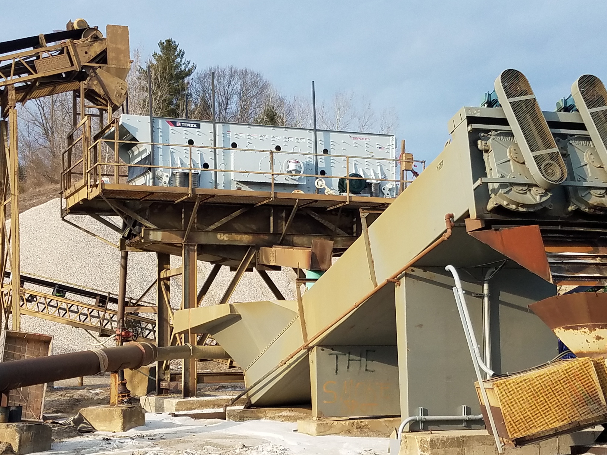 RETROFIT OF TEREX SIMPLICITY HORIZONTAL 6’ X 20’ SCREEN